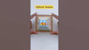 3D Optical Illusion Art (Try it) #shorts #3d #illusion #art #viral #trending