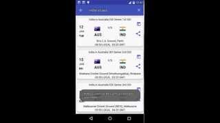 Cricket Schedule App Demo screenshot 5