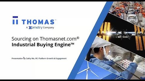 Industrial Buying Engineᵀᴹ : Search, Evaluate, Buy - Thomasnet.com® | Thomas Webinar | October 2022