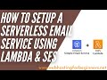 How To Setup #Serverless Email Service using AWS #Lambda and AWS #SES