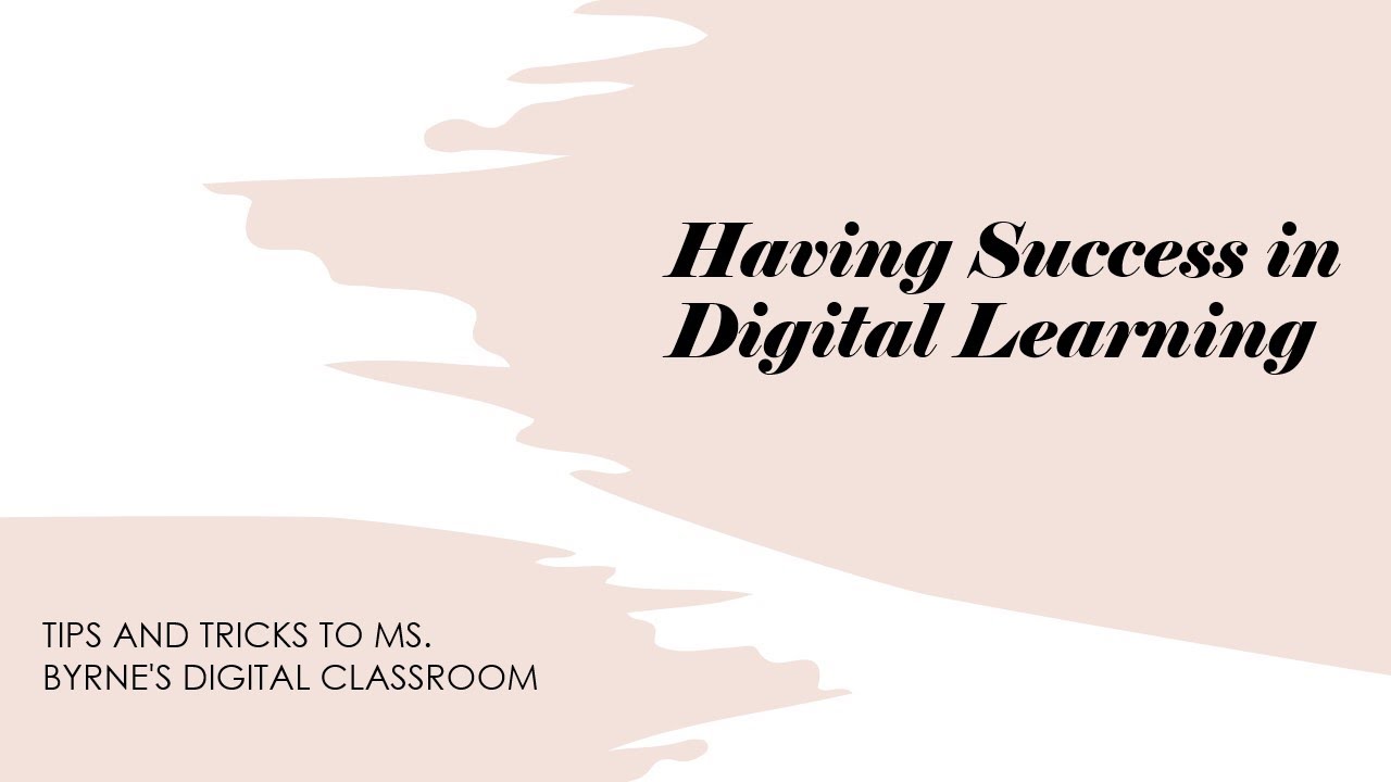 Digital Learning with Ms. Byrne - YouTube