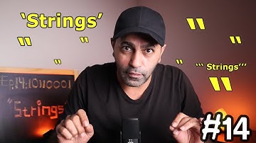 Python Strings || بايثون حلقة 14 - السلاسل النصية