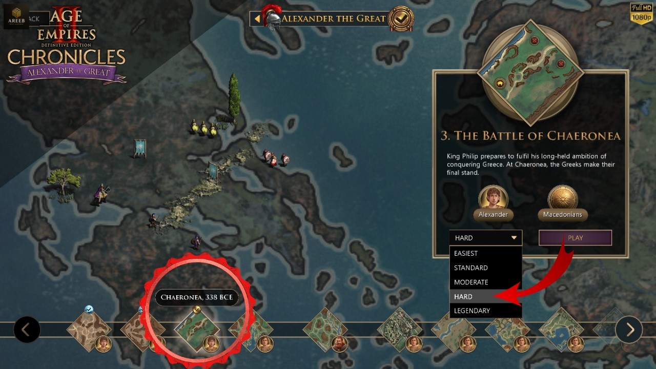 Age of Empires 2 – Alexander the Great Mission 3: The Battle of Chaeronea | Hard Walkthrough