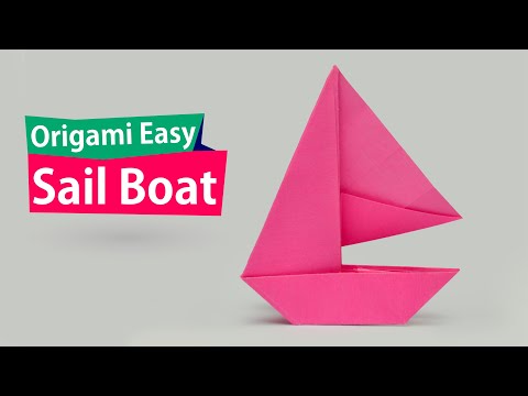 Yelkenli Tekne - How to fold paper Sail Boat؟