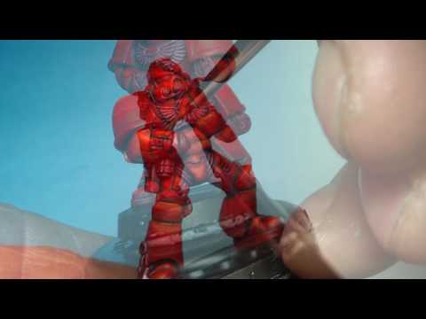 How to paint a Blood Angel Space Marine 02: Armour...