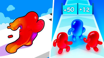 MAX LEVEL in Jelly Runner 3D, Join Blob Clash 3D - Mobile Games Walkthrough (New Evolution)