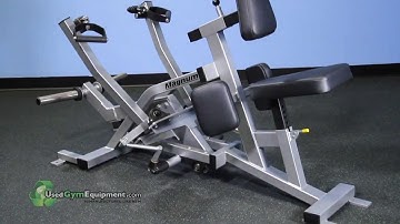 Used Magnum Bi-Angular Seated Row plate loaded Fitness Equipment Refurbished for sale