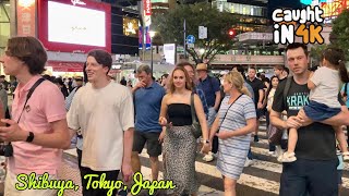🌸💚渋谷夜のお散歩、きっと楽しい散歩 | Shibuya at Night, Tokyo, Japan 4k ||