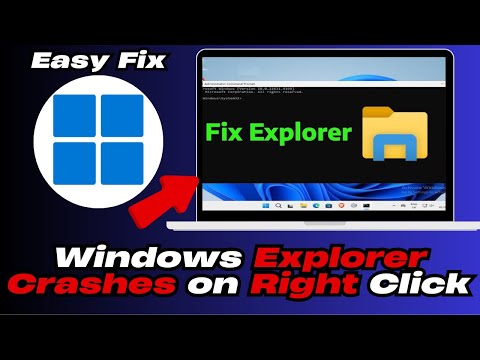 Fix Windows Explorer Crashes on Right Click | 2025 Working Method (Step-by-Step Tutorial)