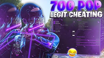 RUST CHEATING on 700 POP Server with the BEST RUST CHEAT..