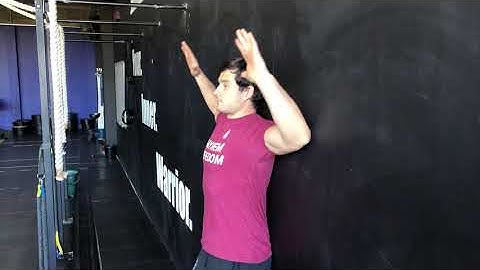 Shoulder External and Internal Rotation at wall Test