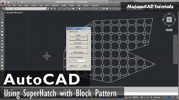 AutoCAD Superhatch With Block Pattern