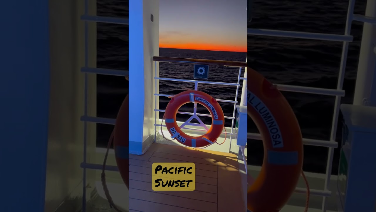 Watch Sunset seen from Carnival Luminosa. #shorts #cruise on YouTube Watch Sunset seen from Carnival Luminosa. #shorts #cruise on YouTube