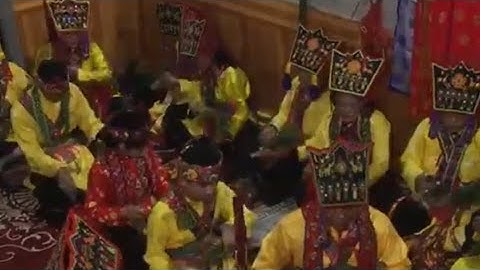 then bắc giang, làm lễ lẩu then cấp sắc,cho con thớ mới, rất nhiều thầy then