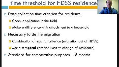 Event History Analysis: Time, migration, censoring