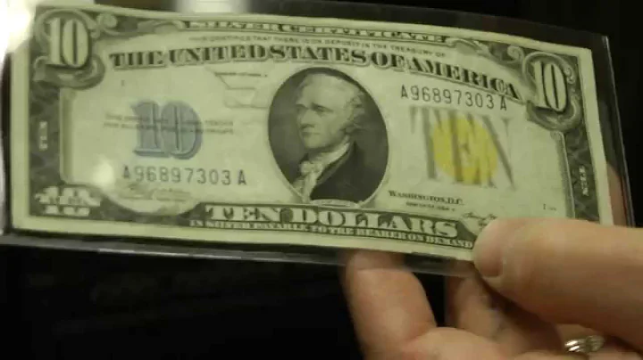 North Africa Yellow Seal Silver Certificate 10 Dollar Bill