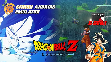 Dragon Ball Z: Kakarot Citron Emulator Mod Low Resolution on Android Test on Snapdragon 6 gen 1