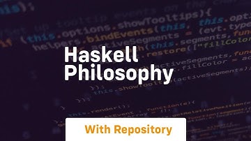 Haskell philosophy