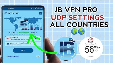 How To Setup JB VPN PRO with all Country UDP Settings for Secure Online Browsing