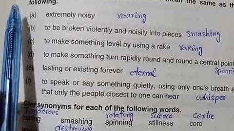 10th English Unit 8 Exercise