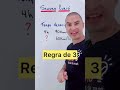 COMO FAZER REGRA DE TRÊS | #shorts