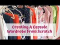 Creating a capsule wardrobe from scratch