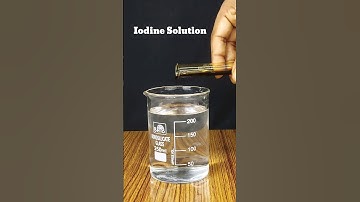 Amazing Science experiment | Iodine +Vitamin C #shorts #chemistry