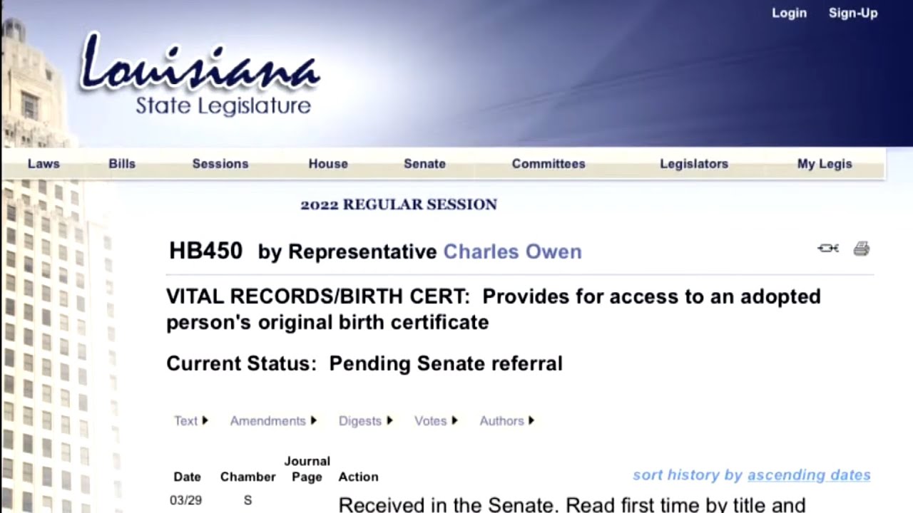 Adoptees Gain Access to Their Original Birth Certificate