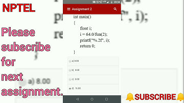 Assignment-2 // Problem solving through programming in C  answer // weak-2 // NPTEL 2020 answer