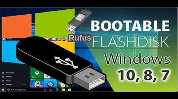 Cara Mudah Membuat flashdisk bootable untuk windows 7,8,10
