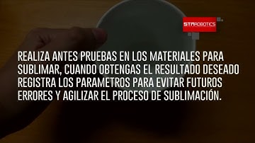 Plancha Sublimación STM Robotics recomendaciones