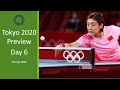 Tokyo 2020 Preview: Day 6 (23 sports, 17 gold medals)