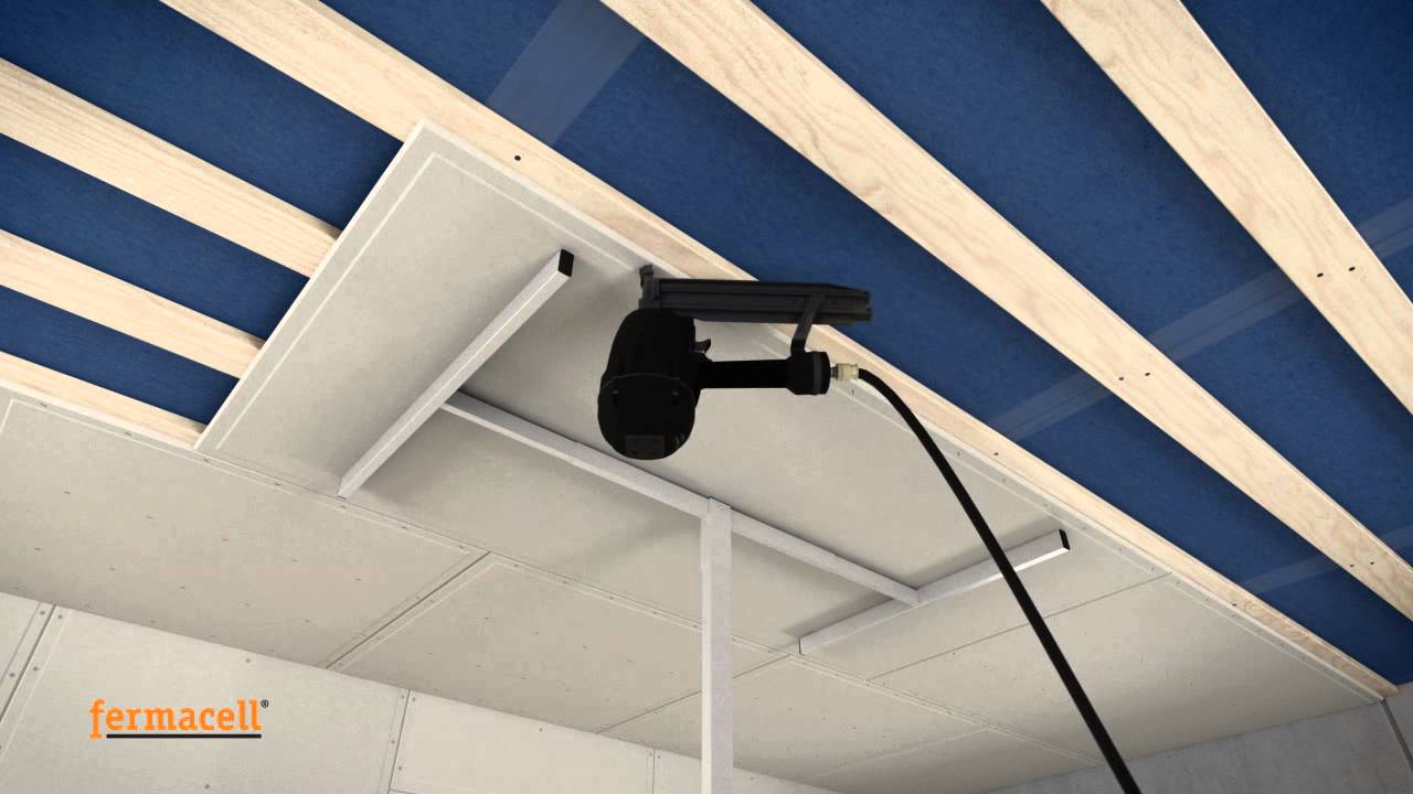 Een plagyp s plafond hangen by gyproc belgium 2016 07 17 Houten plafond hellend