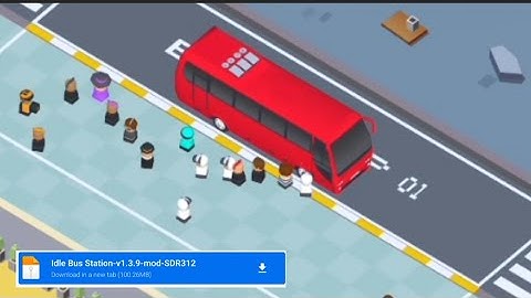 1.3.9 Idle Bus Station MOD APK (Menu, Free Upgrade)