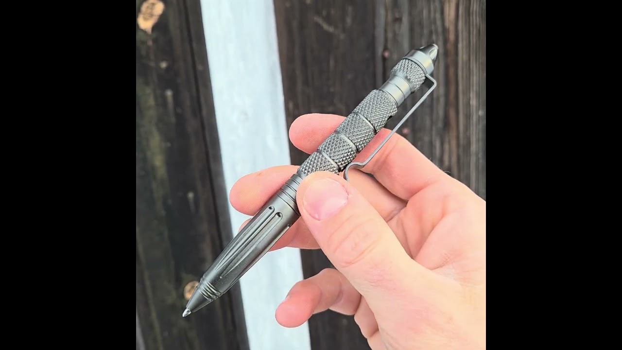 Det ultimata EDC-verktyget? Uzi Tactical Pen 2 Gun Metal 🖊️💥