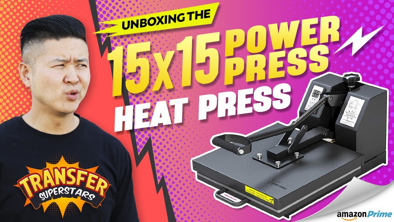 New Heat Press Unboxing  Fancierstudio 15x15 Heat Press Machine