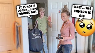 'IT'S NOT A PRANK' Prank on Fiancé! *IM MOVING OUT*