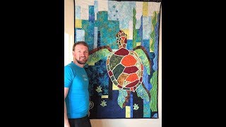Laura Heine Collage Seawell Sea Turtle