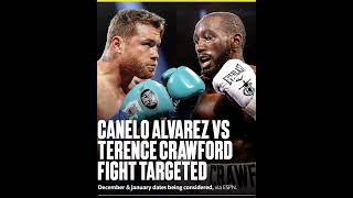 Canelo vs Crawford?! UH OH!!!