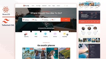 ✈️ React JS Tutorial - TRAVEL WORLD APPLICATION | Download Full Source Code. PART 1