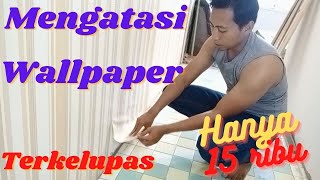 Cara Pasang Wallpaper Dinding pada Bagian Colokan Saklar dan Stop Kontak