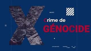 Le crime de génocide en droit pénal international
