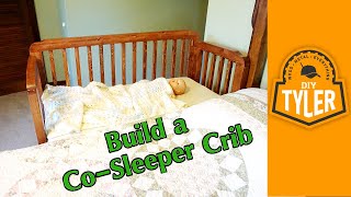 This week I am using dimensional pine lumber from the big box store to make a co sleeper for my Godson. This is a three sided crib 