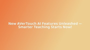AVerTouch Circle to Search Powered by Google Lens & AI Image Generator Intro Video