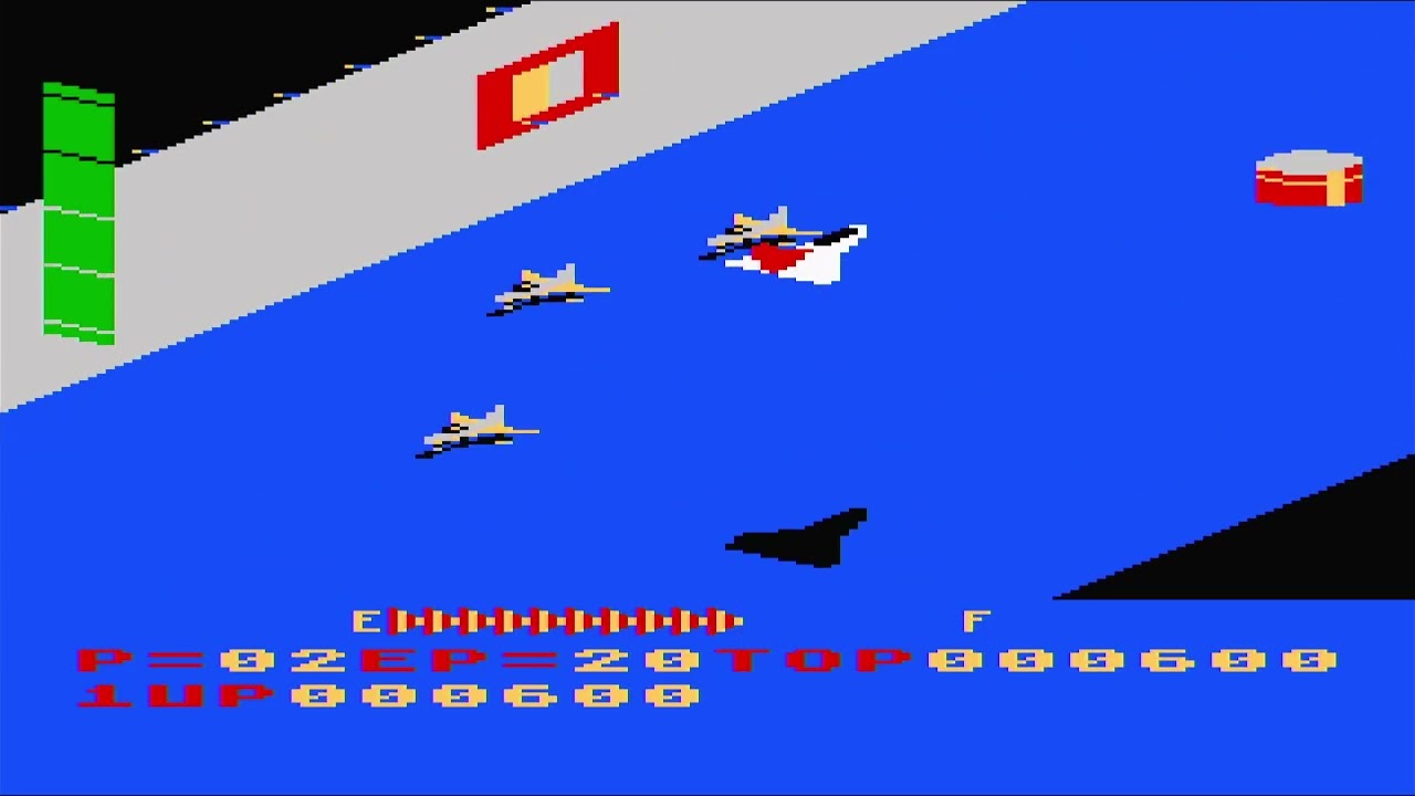 Zaxxon (1982) - Clássico Arcade de Ação e Navegação Isométrica. EP