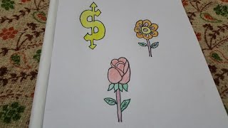 How to draw a rose flower easy from ...