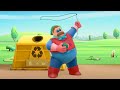 Recycling Roundup | Hero Dad | Cartoon for Toddlers and Children | 1 Hour +