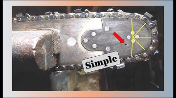 Onderhoud van de kettingzaagstang SNELLE manier om het neuslager van de stang te smeren