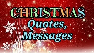 CHRISTMAS Quotes, A Message Of Hopes