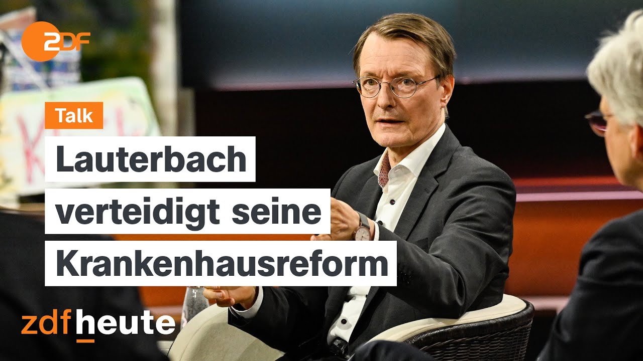 Krankenhausreform: Pressekonferenz mit Bundesgesundheitsminister Karl Lauterbach